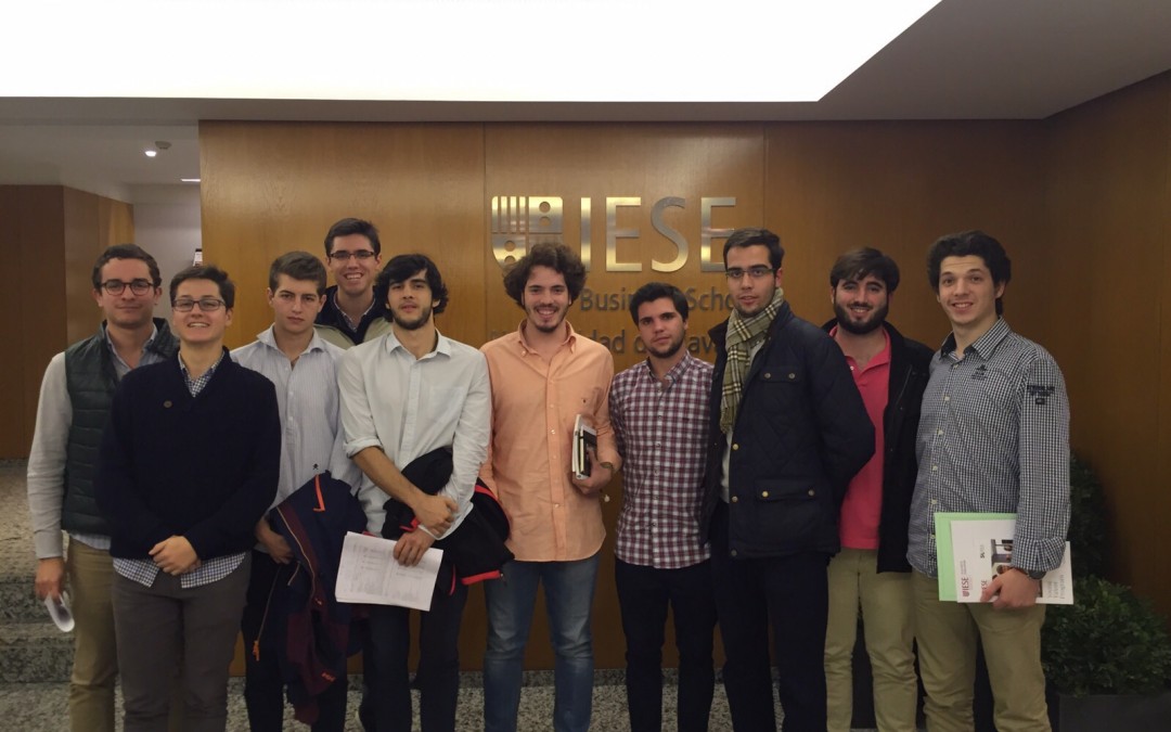 Sesiones de business talk en el IESE de Madrid con residentes del Colegio Mayor Moncloa