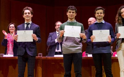 Javier Esplugues, uno de los 100 premiados por la UCM por su expediente de acceso a la universidad